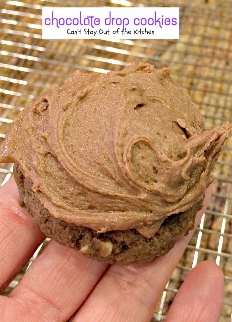 Chocolate Drop Cookies | Can't Stay Out of the Kitchen | my favorite #cookie when I was growing up. These scrumptious goodies taste like #brownies in cookie form! #chocolate #dessert