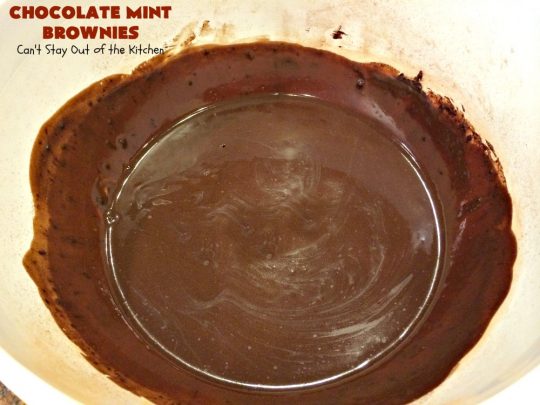 Chocolate Mint Brownies | Can't Stay Out of the Kitchen | these #brownies are sensational. They include dark-roasted #ChocolateMintChips. This #dessert will have you salivating from the first bite. Great for #tailgating parties, potlucks & #holidays. We couldn't get enough of this chocolatey delight! #chocolate #ChocolateDessert #HolidayDessert #SaintPatricksDay #ValentinesDay #brownie #ChristmasCookieExchange #Mint #FavoriteBrownieRecipe