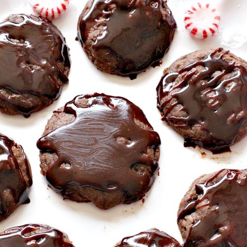 Chocolate Mint Chip Cookies | Can't Stay Out of the Kitchen | the lovely flavors of #chocolate and #mint work so well together in these amazing #cookies. Great for #holiday baking. #dessert