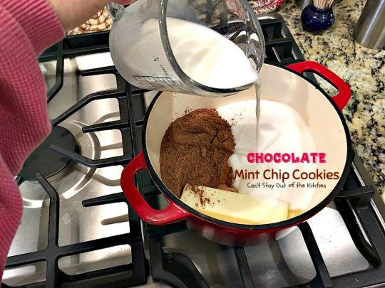Chocolate Mint Chip Cookies | Can't Stay Out of the Kitchen | the lovely flavors of #chocolate and #mint work so well together in these amazing #cookies. Great for #holiday baking. #dessert