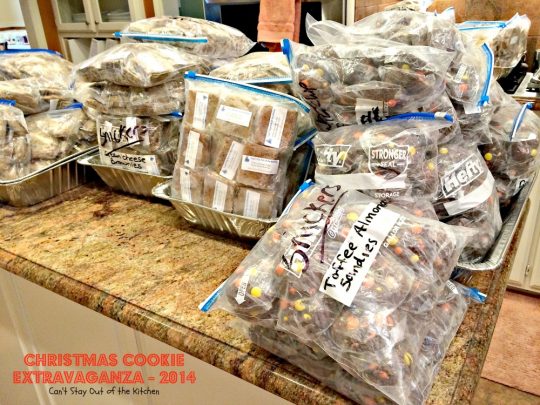 Christmas Cookie Extravaganza - 2014 | Can't Stay Out of the Kitchen