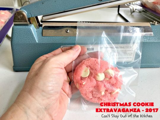 Christmas Cookie Extravaganza - 2017 | Can't Stay Out of the Kitchen | 20 different #Christmas #cookie recipes with step-by-step directions on packing #holiday cookies for shipping. #dessert #lemon #chocolate #strawberry #raspberry #cherry #Oreo #M&Ms #Butterfingers #funfetti
