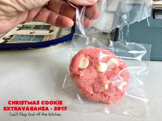 Christmas Cookie Extravaganza - 2017 | Can't Stay Out of the Kitchen | 20 different #Christmas #cookie recipes with step-by-step directions on packing #holiday cookies for shipping. #dessert #lemon #chocolate #strawberry #raspberry #cherry #Oreo #M&Ms #Butterfingers #funfetti