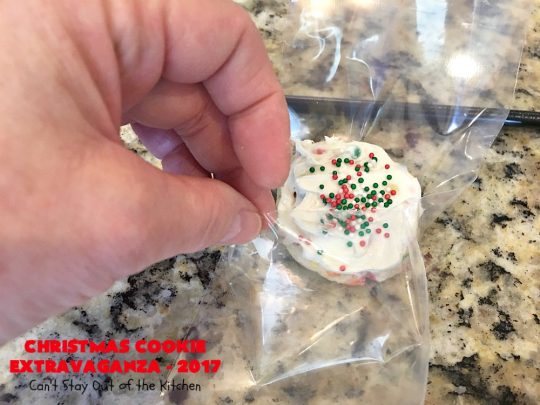 Christmas Cookie Extravaganza - 2017 | Can't Stay Out of the Kitchen | 20 different #Christmas #cookie recipes with step-by-step directions on packing #holiday cookies for shipping. #dessert #lemon #chocolate #strawberry #raspberry #cherry #Oreo #M&Ms #Butterfingers #funfetti
