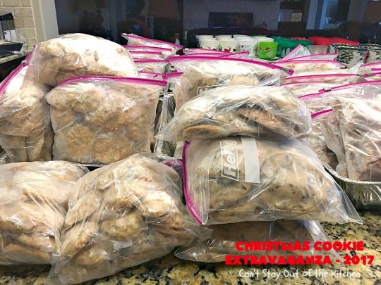 Christmas Cookie Extravaganza - 2017 | Can't Stay Out of the Kitchen | 20 different #Christmas #cookie recipes with step-by-step directions on packing #holiday cookies for shipping. #dessert #lemon #chocolate #strawberry #raspberry #cherry #Oreo #M&Ms #Butterfingers #funfetti