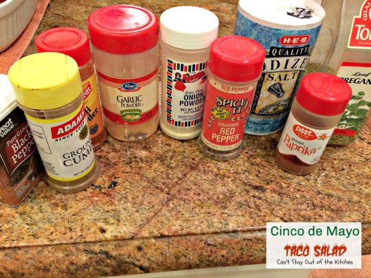 Cinco de Mayo Taco Salad | Can't Stay Out of the Kitchen | wonderful #Tex-Mex #salad with delicious southwest flavor. Great for #CincodeMayo. #cheese #groundbeef #Fritos
