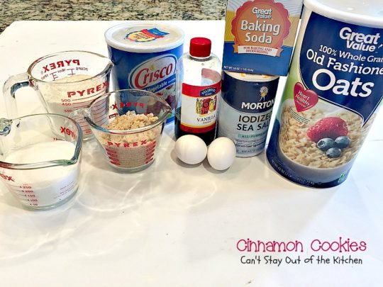 Cinnamon Cookies | Can't Stay Out of the Kitchen | these sensational #oatmeal #cookies have a delicious #cinnamon frosting to die for. We love this recipe. #dessert
