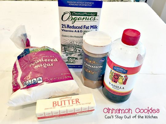 Cinnamon Cookies | Can't Stay Out of the Kitchen | these sensational #oatmeal #cookies have a delicious #cinnamon frosting to die for. We love this recipe. #dessert