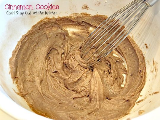 Cinnamon Cookies | Can't Stay Out of the Kitchen | these sensational #oatmeal #cookies have a delicious #cinnamon frosting to die for. We love this recipe. #dessert