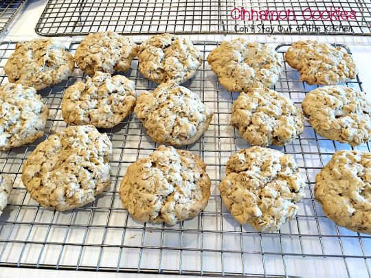Cinnamon Cookies | Can't Stay Out of the Kitchen | these sensational #oatmeal #cookies have a delicious #cinnamon frosting to die for. We love this recipe. #dessert