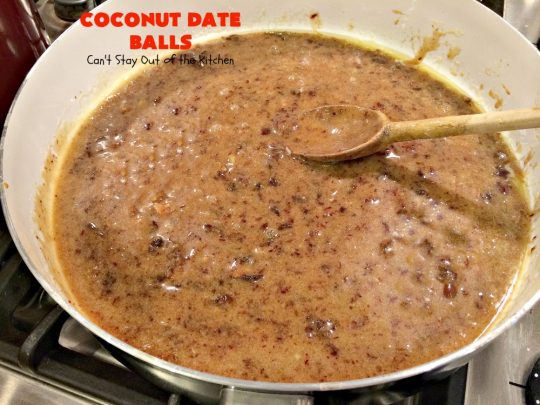 Coconut Date Balls | Can't Stay Out of the Kitchen | our most loved #Christmas #cookie! Everyone always raves over them. Perfect for #holiday baking & parties. #dessert