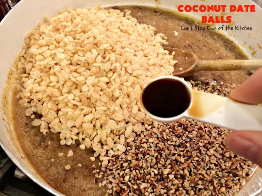 Coconut Date Balls | Can't Stay Out of the Kitchen | our most loved #Christmas #cookie! Everyone always raves over them. Perfect for #holiday baking & parties. #dessert