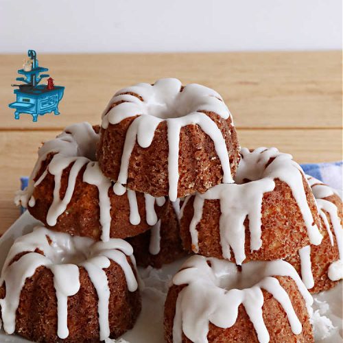 Coconut Pecan Tea Cakes | Can't Stay Out of the Kitchen | these adorable #TeaCakes are perfect for family get-togethers or #holiday #baking. If you enjoy #coconut and #pecans these miniature #Bundt #cakes will cure every sweet tooth craving. #cake #dessert #HolidayDessert #CoconutDessert #CoconutPecanTeaCakes