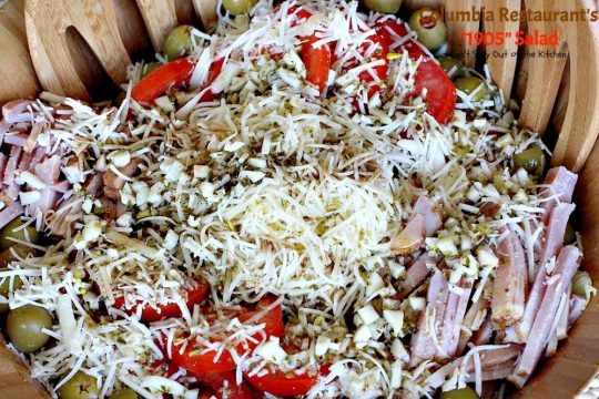 Columbia Restaurant's "1905" Salad | Can't Stay Out of the Kitchen | fabulous signature #salad from one of Clearwater, Florida's, premiere restaurants. We love this salad. #ham #swisscheese #romanocheese #glutenfree