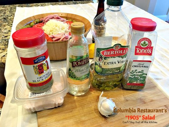 Columbia Restaurant's "1905" Salad | Can't Stay Out of the Kitchen | fabulous signature #salad from one of Clearwater, Florida's, premiere restaurants. We love this salad. #ham #swisscheese #romanocheese #glutenfree