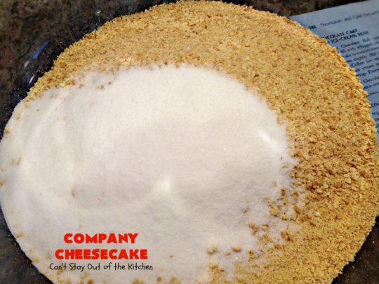 Company Cheesecake | Can't Stay Out of the Kitchen | this amazing #cheesecake comes with either a #Strawberry or #cherry topping. It's perfect for #holiday parties & #Christmas or #ValentinesDay dinner. #dessert