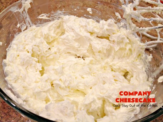 Company Cheesecake | Can't Stay Out of the Kitchen | this amazing #cheesecake comes with either a #Strawberry or #cherry topping. It's perfect for #holiday parties & #Christmas or #ValentinesDay dinner. #dessert