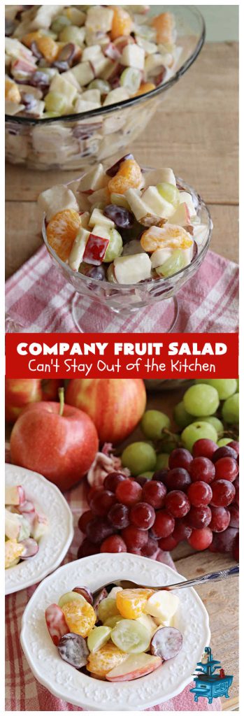 Company Fruit Salad | Can't Stay Out of the Kitchen