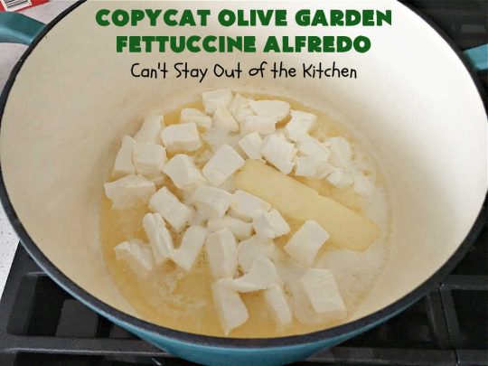 Copycat Olive Garden Fettuccine Alfredo | Can't Stay Out of the Kitchen | Enjoy #OliveGarden's #FettuccineAlfredo at home with this fantastic #CopycatRecipe. Ready in less than 30 minutes! Every bite will have you salivating for more. #noodles #pasta #fettuccine #ParmesanCheese #OliveGardenFettuccineAlfredo #CopycatOliveGardenFettuccineAlfredo