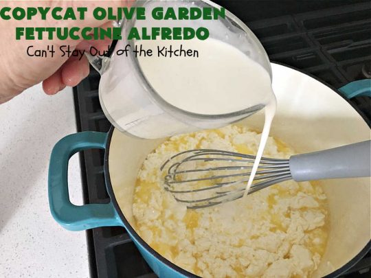 Copycat Olive Garden Fettuccine Alfredo | Can't Stay Out of the Kitchen | Enjoy #OliveGarden's #FettuccineAlfredo at home with this fantastic #CopycatRecipe. Ready in less than 30 minutes! Every bite will have you salivating for more. #noodles #pasta #fettuccine #ParmesanCheese #OliveGardenFettuccineAlfredo #CopycatOliveGardenFettuccineAlfredo