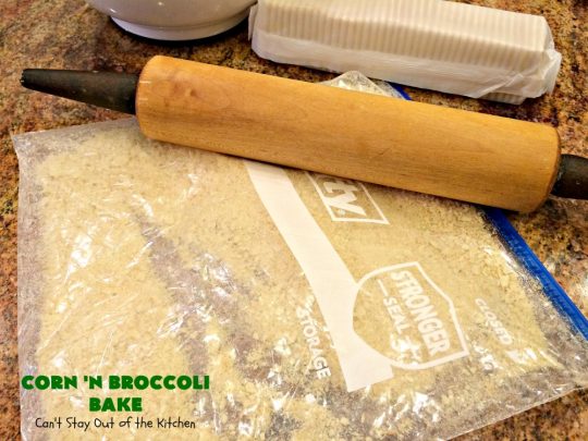 Corn 'n Broccoli Bake | Can't Stay Out of the Kitchen | this fabulous side dish is quick & easy & great for family or company dinners. It's also perfect for #FathersDay & other #holidays. #corn #broccoli
