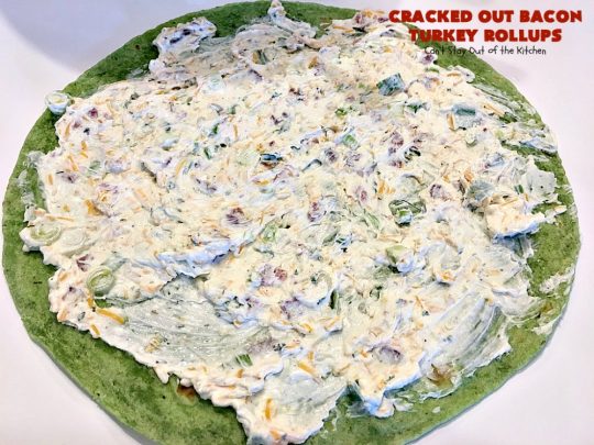 Cracked Out Bacon Turkey Rollups | Can't Stay Out of the Kitchen | these delicious #appetizers are great for #tailgating parties or to serve for #LaborDay weekend. I used nitrate-free #bacon & preservative free #turkey & homemade #Ranchdressing mix to keep these healthier.