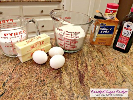 Cracked Sugar Cookies | Can't Stay Out of the Kitchen | most outrageous #sugarcookies ever! These are amazing. #cookie #dessert