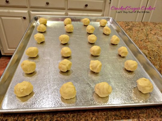 Cracked Sugar Cookies | Can't Stay Out of the Kitchen | most outrageous #sugarcookies ever! These are amazing. #cookie #dessert