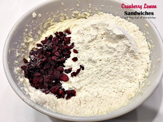 Cranberry Lemon Sandwiches | Can't Stay Out of the Kitchen | these fantastic #cookies are perfect for the #holidays. They use #craisins & #lemon zest. The icing is heavenly. #dessert