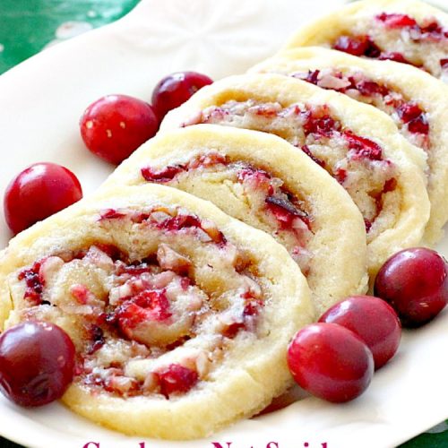 Cranberry Nut Swirls | Can't Stay Out of the Kitchen | these are our favorite #Christmas #cookies. They have a lovely #cranberry, pecan & orange zest filling in a shortbread crust. Heavenly. #dessert