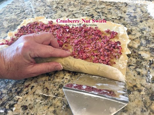 Cranberry Nut Swirls | Can't Stay Out of the Kitchen | these are our favorite #Christmas #cookies. They have a lovely #cranberry, pecan & orange zest filling in a shortbread crust. Heavenly. #dessert