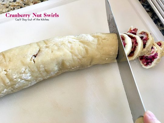 Cranberry Nut Swirls | Can't Stay Out of the Kitchen | these are our favorite #Christmas #cookies. They have a lovely #cranberry, pecan & orange zest filling in a shortbread crust. Heavenly. #dessert