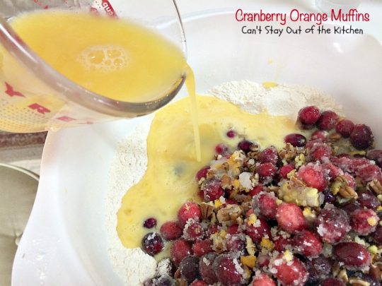 Cranberry Orange Muffins | Can't Stay Out of the Kitchen | these are the BEST #muffins and so great for the #holidays! These have huge muffin tops and are filled with #Cranberries #orangezest and #pecans. Love them!