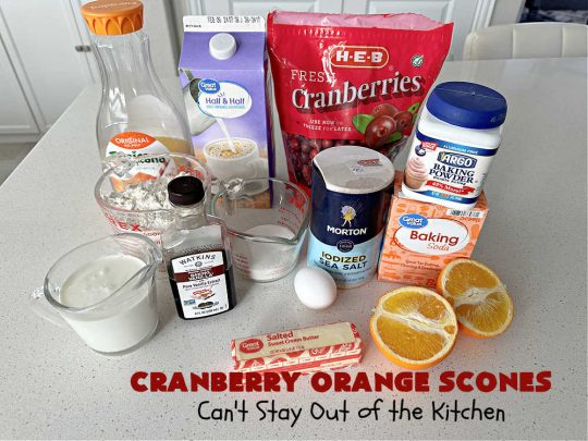 Cranberry Orange Scones | Can't Stay Out of the Kitchen | these luscious #scones have the most spectacular  combination of flavors using fresh #cranberries, #OrangeZest & featuring a luscious #orange icing with more Orange Zest on top. They simply beg to be eaten! You'll be swooning after sinking your teeth into these amazing #CranberryOrangeScones. Great for a weekend, company or #holiday #breakfast or #brunch like #Thanksgiving, #Christmas, #NewYearsDay or #ValentinesDay.