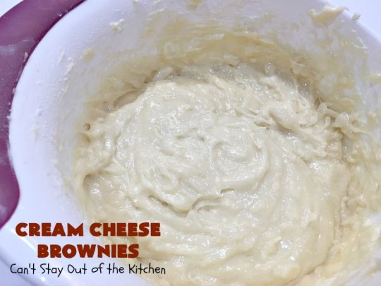 Cream Cheese Brownies | Can't Stay Out of the Kitchen | This is our favorite #brownie #recipe ever! The #CreamCheese layer includes #coconut & the brownie layer includes #ChocolateChips & #pecans. Swirled together these are absolutely decadent! Terrific for #tailgating parties or summer #holiday fun like #FourthOfJuly or #LaborDay. #dessert #HolidayDessert #ChocolateDessert #CreamCheeseDessert #cookie #CreamCheeseBrownies