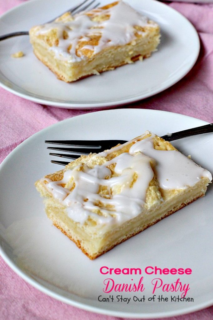 Cream Cheese Danish Pastry | Can't Stay Out of the Kitchen | this fabulous #danishpastry is great for #holiday #breakfasts and it's so, so easy to make.