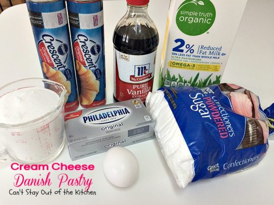 Cream Cheese Danish Pastry | Can't Stay Out of the Kitchen | this fabulous #danishpastry is great for #holiday #breakfasts and it's so, so easy to make.