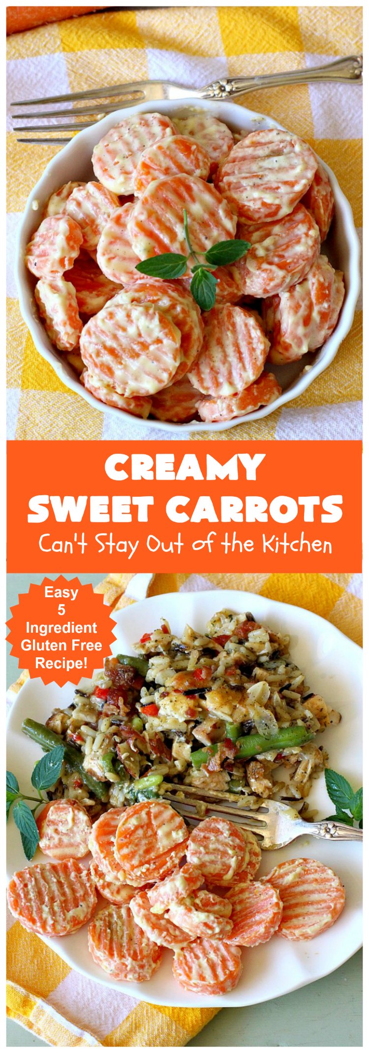 Creamy Sweet Carrots | Can't Stay Out of the Kitchen | easy 5-ingredient #recipe that can be whipped up in 10 minutes! Great for weeknight, company or #holiday dinners. #GlutenFree #Carrots #CreamCheese #CreamySweetCarrots