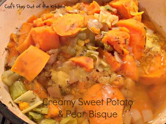 Creamy Sweet Potato and Pear Bisque - IMG_2999