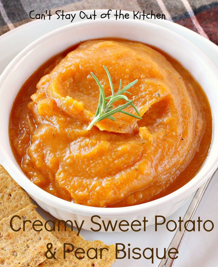 Creamy Sweet Potato and Pear Bisque - IMG_9476