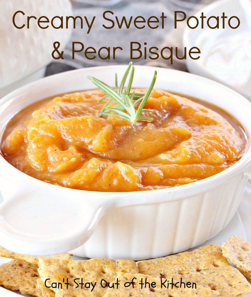 Creamy Sweet Potato and Pear Bisque - IMG_9498