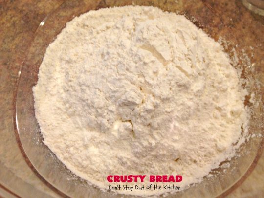 Crusty Bread | Can't Stay Out of the Kitchen | this easy "No-Knead" #bread is fantastic. It uses only 4 ingredients so it's incredibly inexpensive. Terrific Artisan type bread for any dinner meal. #vegan #CrustyBread #NoKneadBread #VeganBread #ArtisanBread