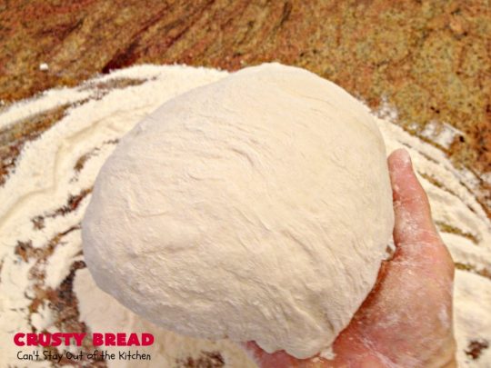 Crusty Bread | Can't Stay Out of the Kitchen | this easy "No-Knead" #bread is fantastic. It uses only 4 ingredients so it's incredibly inexpensive. Terrific Artisan type bread for any dinner meal. #vegan #CrustyBread #NoKneadBread #VeganBread #ArtisanBread