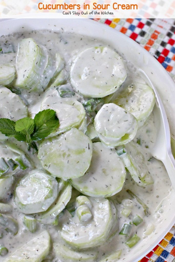 Cucumbers in Sour Cream - IMG_1946
