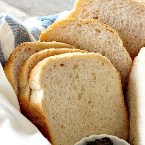 Dairy Free White Bread | Can't Stay Out of the Kitchen | This delicious homemade #bread is so quick & easy since it's made in the #breadmaker! This #dairyfree version is great for family members with lactose intolerance. Great for family or company dinners.