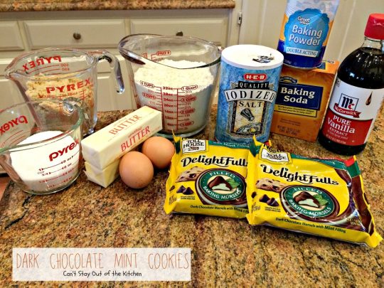 Dark Chocolate Mint Cookies | Can't Stay Out of the Kitchen | One of the best #chocolate #mint #cookies ever! #dessert