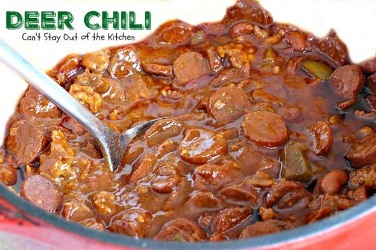 Deer Chili | Can't Stay Out of the Kitchen | fantastic #chili recipe that's quick and easy. #glutenfree #venison #Tex-Mex