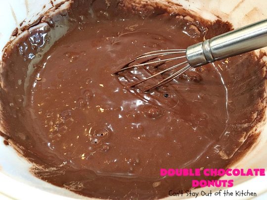 Double Chocolate Donuts | Can't Stay Out of the Kitchen | these #chocolate #donuts are irresistible & perfect for a #holiday #breakfast like #Thanksgiving, #Christmas or #NewYearsDay. The chocolate icing & #sprinkles make them heavenly. #chocolatedonuts #holidaybreakfast #ChristmasBreakfast #ThanksgivingBreakfast 