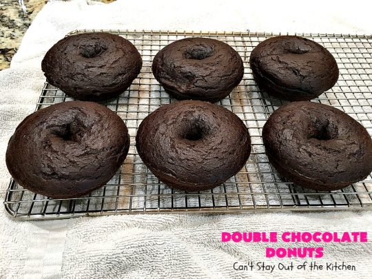 Double Chocolate Donuts | Can't Stay Out of the Kitchen | these #chocolate #donuts are irresistible & perfect for a #holiday #breakfast like #Thanksgiving, #Christmas or #NewYearsDay. The chocolate icing & #sprinkles make them heavenly. #chocolatedonuts #holidaybreakfast #ChristmasBreakfast #ThanksgivingBreakfast 