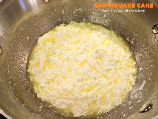 Earthquake Cake | Can't Stay Out of the Kitchen | this spectacular #cake has both #chocolate & #cheesecake layers that "explode" like a volcano while baking. Most amazing #dessert ever! Perfect for #ValentinesDay & other special occasions.